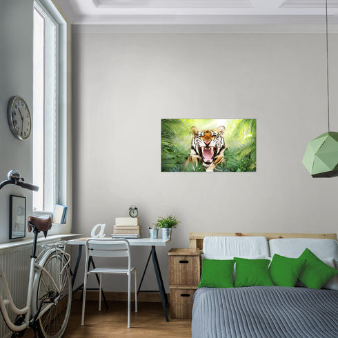 Wandbilder Wohnzimmer XXL Tieger Abstrakt Moderne Bilder Tiere